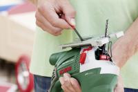 Bosch PST 900 PEL - Sierra de calar, SDS, función de soplado, maletín, profundidad de corte 90 mm, 620 W + Pack de 10 cuchillas de sierra caladora - details 2