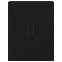 Gabinete Montado en la Pared vidaXL Negro Roble 69,5x34x90 cm Madera Ingeniería - details 4