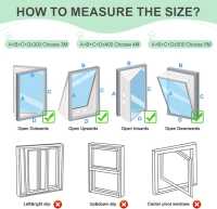 Accesorios para Cubiertas de Tela Selladores de Ventanas Universales para Tubo de Escape del Aire Acondicionado 3m - details 4
