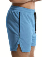 Shorts De Running Para Hombre Estilo Verano Deporte Fitness Malla Secado Rápido Transpirable Entrenamiento Pantalones De Sudor - details 26