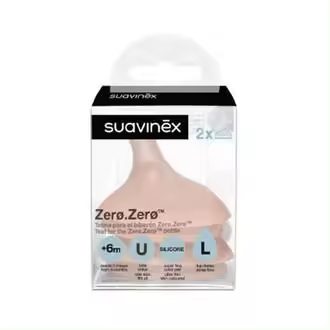 SUAVINEX TETINA ANTICOLICO FLUJO L SILICONA 2 UDS - 1