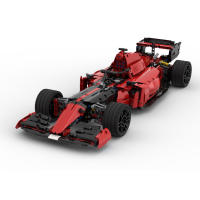 Bloques De Construcción Técnicos F1 2021 Mod F488 GTE "AF Corse #51" Juguete De Bloques De Crea Tu Propio Modelo De Carreras De Fórmula 1 Dificultad Alta Para Adultos - details 1