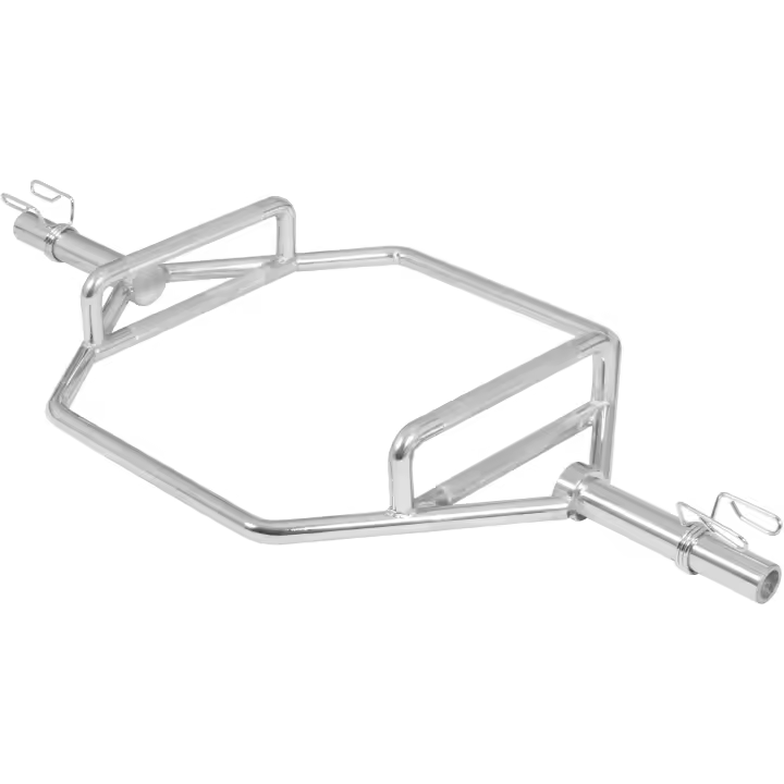 Gorilla Sports Barra Hexagonal de mancuernas para pesas de 51 mm (olímpicas) - 1