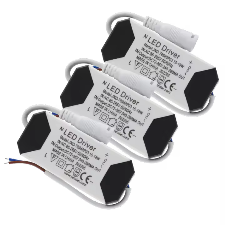 Jandei Pack X3 Driver Transformador 15W-18W - Entrada Multi-voltaje - Salida 72-86 Vdc - 240-260 Ma - 1