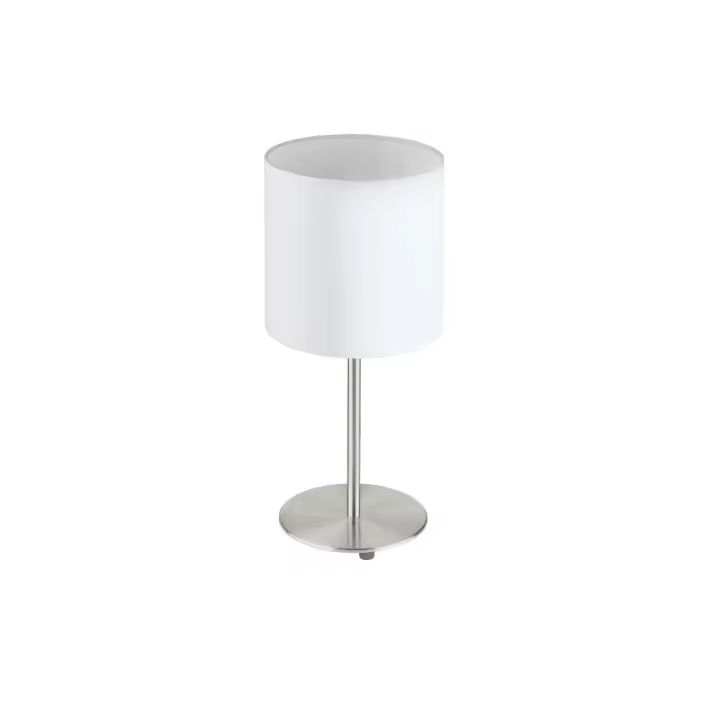 Eglo Pasteri Lámpara de mesa textil blanco - 1