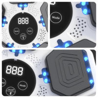 Entrenador de boxeo musical inteligente, máquina de boxeo de respuesta electrónica, bolsa de arena colgante de pared, Bluetooth, Equipo de Boxeo divertido, Negro con 1 par de guantes - details 8