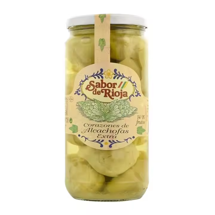 Alcachofas enteras extra Sabor de Rioja 660 g x6 Total 3.960 kg - 1