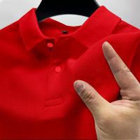 Camisa Polo Casual Para Hombre Verano Streetwear Manga Corta Empresarial Transpirable Rápida Secado Estilo Sólido Tallas S-4XL - details 3