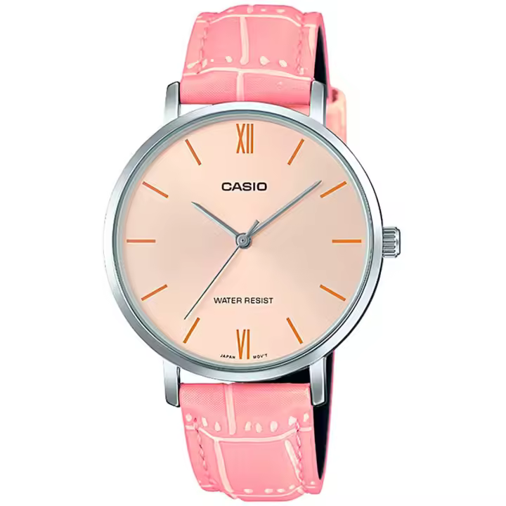 Casio Ltp-vt01l-4budf Dress Reloj Para Para Mujer Color Rosa - 1