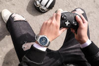 Reloj De Pulsera De Lujo Para Hombres MEGIR De Acero Inoxidable Con Calendario Y Luz Aérea Cronógrafo Resistente Al Agua Reloj De Moda Casual - details 20