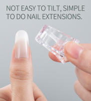 Clip De Uñas Acrílicas Transparentes 5/10pcs Para Extensión De Pólen Con Lámpara UV Herramientas De Arte De Manicura - details 3
