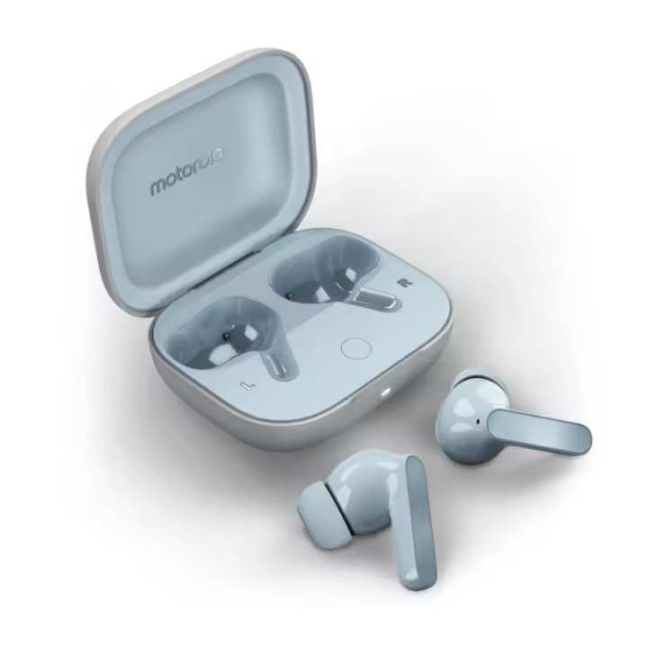 Motorola - Moto Buds Auriculares Inalámbrico Dentro de oído Llamadas/Música/Deporte/Uso diario Bluetooth Azul PG38C05749 - 1