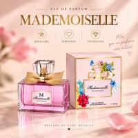 Mademoiselle Eau de Parfum para Mujer 100 ml, Perfume Femenino Natural Spray, Fragancia Elegante de Uso Diario, Frasco Rosa con Lazo Decorativo, Perfume para Mujer Ideal para Regalo, 3.4 fl oz - details 0