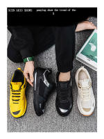 Zapatos Deportivos Amarillos Para Hombre Zapatillas De Caminar Transpirables Con Malla Antideslizantes Y Cómodas Para Correr - details 1