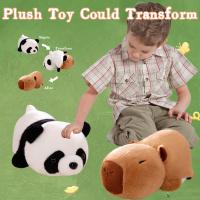Juguete De Peluche Transformable De Panda Y Caimán Suave Compañero De Sueño Cómodo Decoración Divertida Para El Hogar Regalo Para Niños - details 1