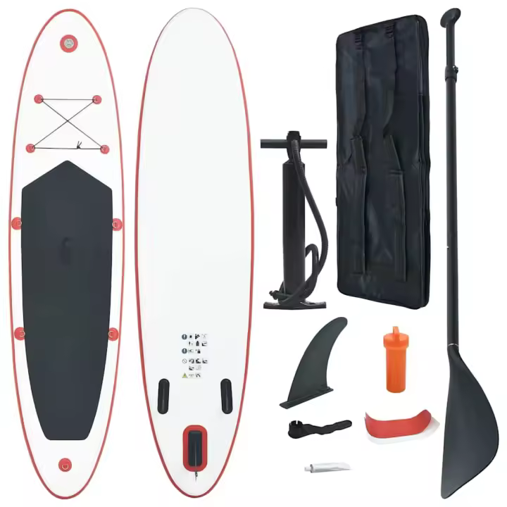 vidaXL Juego de Tabla de Paddle Surf Hinchable Remo Diversión Mar Color Negro,  Verde,  Azul y mas - 1