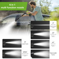 100Bar sin escobillas Pistola de agua de alta presión para lavado de coches, ajuste de cuatro velocidades herramienta de riego de jardín para batería Makita de 18V - details 4