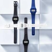 CASIO F-91WB-1AEF con funciones digitales y correa negra - details 1
