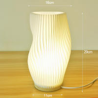 Lámpara De Escritorio Estilo Crema Francesa 3D Lámpara De Ambiente Para Dormitorio Estudio Café Luz De Lectura LED Sin Baterías - details 2
