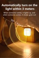 Luz Nocturna Ajustable De 3 Colores Con Sensor De Movimiento Pequeña Y Recargable Magnética Para Armario Baño Closet - details 4
