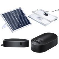Bomba De Oxígeno Solar 10W Con Tubo Y Piedra De Aire Soporte Para Acuario Aerator De Oxígenación Ajustable En 3 Modos - details 1
