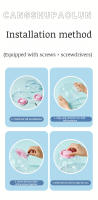 Bola De Rodar Para Hamster Juguete De Cristal Transpirable No Obstruye El Camino Ratón De Peluche Juguetes Para Mascotas - details 8