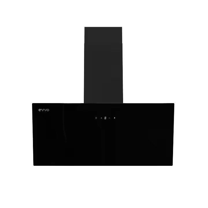 Campana Extractora Decorativa EVVO CE45 Cristal Black - 1