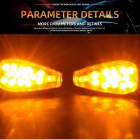 2pcs Lámpara Indicadora De Señal LED Para Motocicleta Universal Amarilla Faros Intermitentes Accesorios Para Motocicleta 12V - details 8