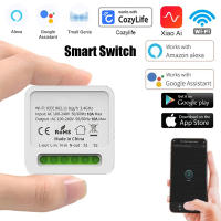 Interruptor Inteligente WiFi Tuya 16A 2 Maneras De Control Mini Interruptor Inteligente Compatible Con Alexa Y Google Home - details 0