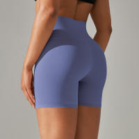 Women Sports Short Yoga Legging Shorts Squat Proof High Waist Fitness Tight Shorts Quick Drying Cycling Workout Gym Shorts - details 16