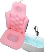 Almohada de bañera de cuerpo completo - Cojín de reposacabezas antideslizante | Cojín de bañera | Almohada de bañera de spa para soporte de hombros y espalda | Cojín de baño de malla de aire transpirable con soporte lumbar para ducha - details 4