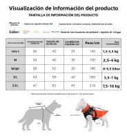 Chaqueta De Algodón Para Perros Grasa Horneada Brillante Capa Exterior Impermeable Antideslizante Tallas S M L XL 2XL Para Todas Las Géneros - details 2