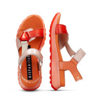 HISPANITAS  SANDALIA PIEL CORAL NUDE - details 3