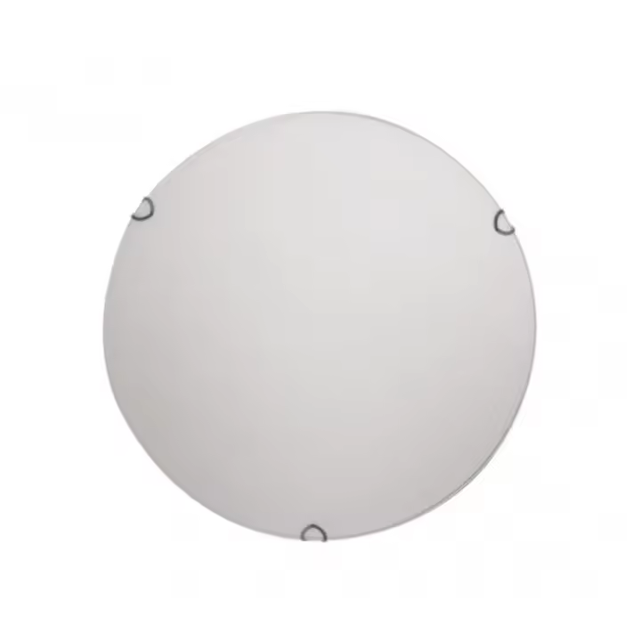 FABRILAMP Plafon Redondo Avis 2xe27 Blanco 30x30x7 Cm - Diseño Moderno - 1