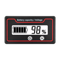 Indicador De Capacidad De Batería De Plomo-Acido Y Litio Digital Voltímetro De Voltaje Para Coche Y Motocicleta 9-120V Medidor De Tensión - details 5