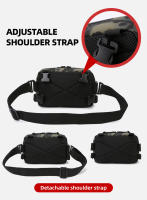 Bolsa De Pecho Táctica Para Ciclismo Camping Pesca Senderismo Kit De Reconocimiento Bolsa De Hombro Cinturón Bicolor Nylon Unisex - details 5