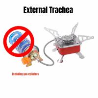Estufa Portátil Para Camping Con Quemador Plegable Antiviento Para Cocinar Al Aire Libre Accesorios De Gas Para Senderismo Y Picnics - details 1