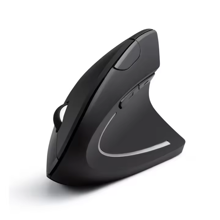Ratón vertical ergonómico 2,4 GHz inalámbrico Ratón óptico 3 DPI ajustable 800/1200/1600 6 Botas para ordenador portátil PC de escritorio - 1