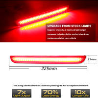 2Pcs Luz De Freno Trasera LED Para Dodge Challenger 2015-2021 Reflector OEM:68211188AA ABS/LED Rojo Funciona Como Luz De Fondo - details 3