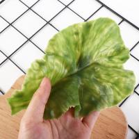Simulación Hojas De Lechuga Verde Falsa Vegetal Modelo Realista Adorno De Lechuga Decoración Para Restaurante Y Ventanas De Tienda - details 6