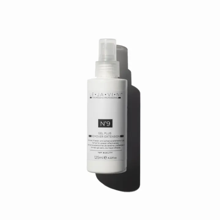 Lejavini Nº9 Gel Plus Remover Extension 125mL Removedor Extensiones - Removedor en Gel de Extensiones de Keratina y Adhesivas - 1