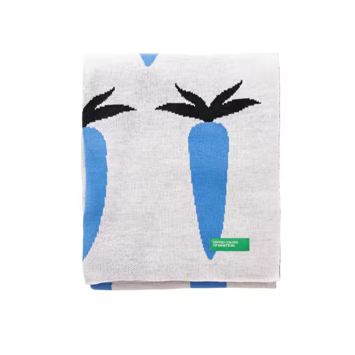COJIN 40X40CM RELLENO 300GR POLIESTER 100% ALGODON CANVAS 300GSM CONEJO ROSA BENETTON - 1