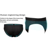 Traje De Baño Para Hombre Negro Transpirable Secado Rápido Pantalones De Natación Estilo Simple Moda Ajuste Regular Surf Wear - details 7