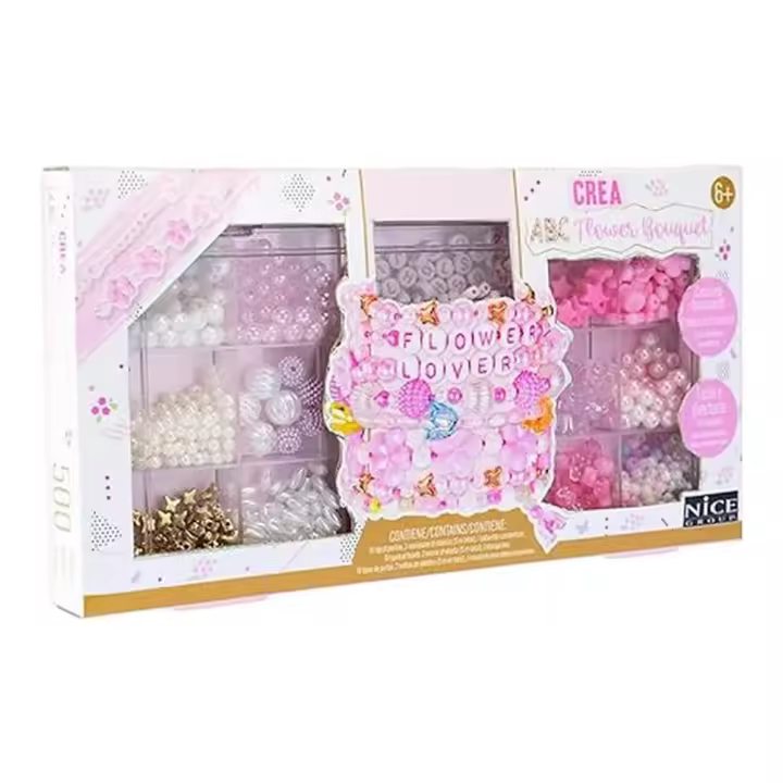 Nice Group Cuentas ABC Flower Bouquet Kit 500 Piezas 87049 - 1
