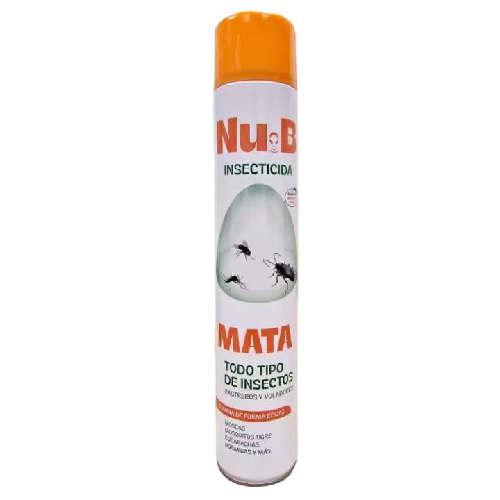 NU-B Laboncler Insecticida Acaricida Triple Acción, Mata Todo Tipo de Insectos Voladores y Rastreros, Efecto Inmediato y 5 Semanas de Protección, Aroma Verbena y Geranio, 750ml - 1