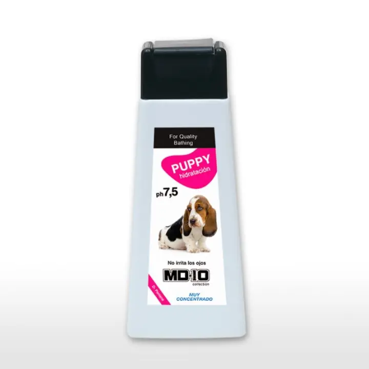 Champú para Cachorros - Champú para Perros Hidratante y Dermoprotector Vitamina D-Pantenol  -pH Neutro - Suavidad y Brillo - Perfume Duradero - Vegano - Fabricado en España - MD-10 COLLECTION - 1