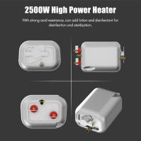 Limpiador a vapor de alta presión, dispositivo de mano de 2500W, alta temperatura, para el hogar, la cocina, el coche y el vehículo - details 4