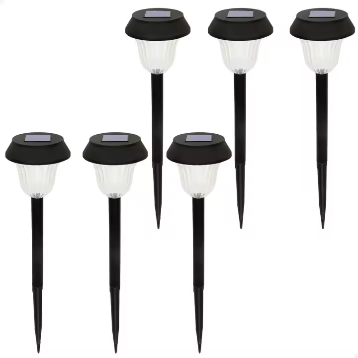 Aktive Luces Solares Para Exteriores Luz Led Blanca Con Estaca De Jardín Pack 6 - 1