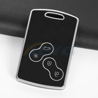 Funda De Llave De Coche TPU Para Renault Duster Captur Clio IV Logan Megane Koleos Scenic Fluence Laguna Con Llavero - details 1
