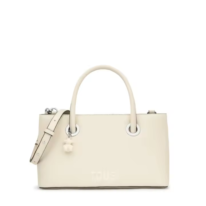 Bolso mediano Tous City Poppy beige     ORIGINAL con garantía y packaging oficiales de la firma - 1
